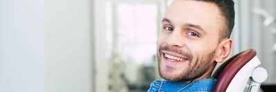 Man before wisdom tooth extraction in booragoon