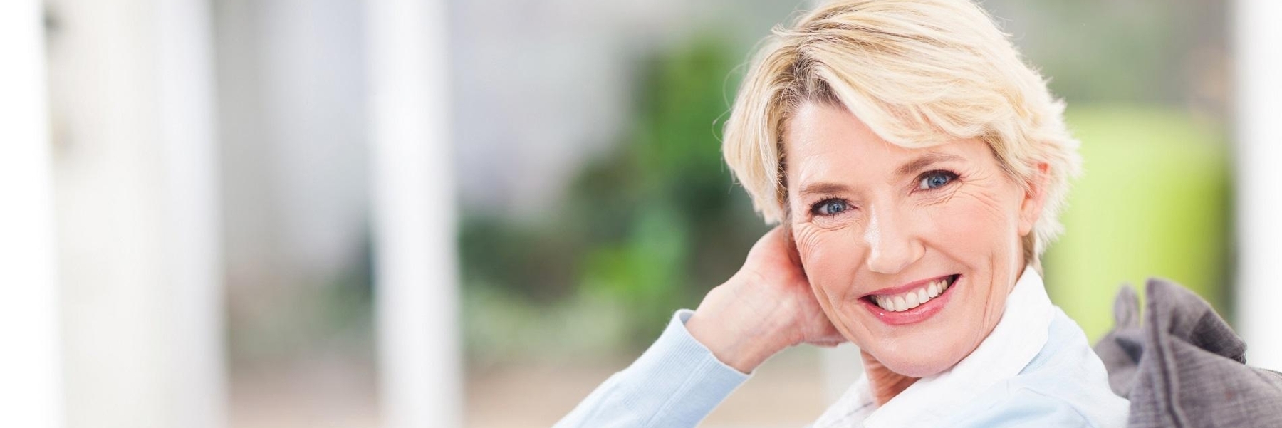 woman with dental implants in booragoon