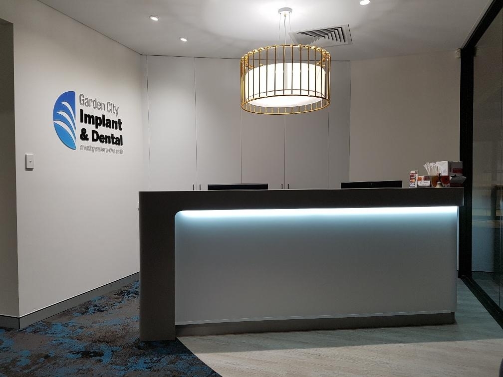 Reception Desk at Garden City Implant & Dental